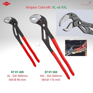 Kìm nước Knipex 87 01 560