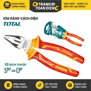 Kìm răng cách điện 7 inch Total THTIP2171