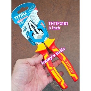 Kìm răng cách điện 8 inch Total THTIP2181