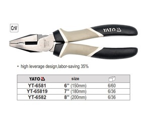 Kìm răng vuông cao cấp Yato YT-6582