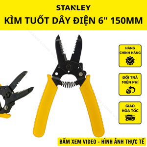 Kìm tước dây điện Stanley 84-475-22