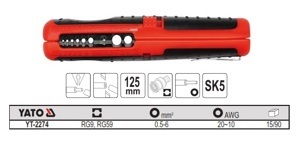 Kìm tuốt dây điện Yato YT-2274