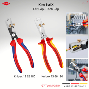 Kìm tuốt dây Knipex 13 66 180