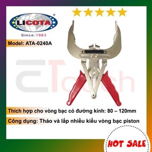 Kìm vô bạc piston Licota ATA-0240A