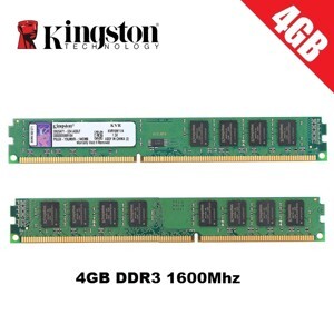 RAM Kingston DDR3 4GB (2x2GB) bus 1600MHz - PC3 12800 kit