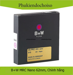 Kính lọc B+W 62mm XS-Pro MRC UV Nano