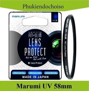 Kính lọc Marumi Fit & Slim Lens Protect 58mm