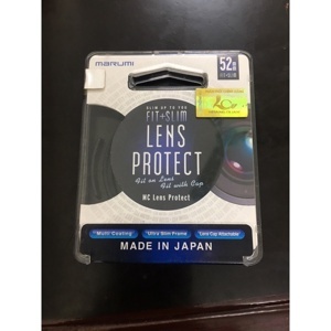 Kính lọc Marumi Fit & Slim Lens Protect 52mm