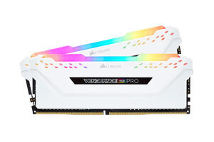 KIT Ram Corsair Vengeance PRO White 16GB (2x8GB) DDR4 3000Mhz CMW16GX4M2C3000C15W