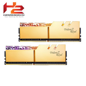 KIT Ram G.SKILL Trident Z Royal Elite DDR4 32GB (16GB x 2) 3600MHz F4-3600C16D-32GTEGC