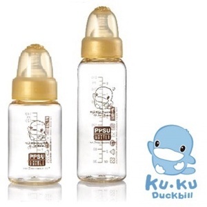 Bình sữa cổ thường PPSU Ku Ku Ku5831 - 140ml