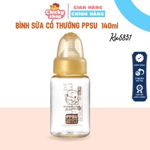 Bình sữa cổ thường PPSU Ku Ku Ku5831 - 140ml