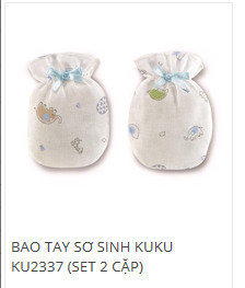 Bộ bao tay sơ sinh Kuku KU2337