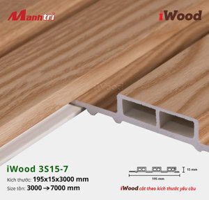 Lam 3 sóng iWood W195x15-3S15-7