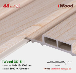 Lam 3 sóng iWood W195x15-3S15-1