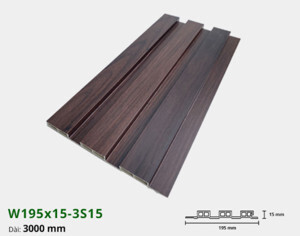Lam 3 sóng iWood W195x15-3S15-10