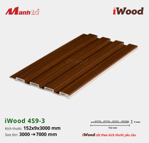 Lam 4 sóng iWood W152x9-4S9-3 - Hộp