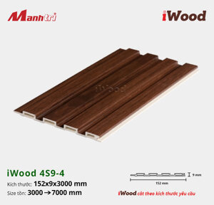 Lam 4 sóng iWood W152x9-4S9-4 - Hộp