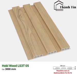 Lam sóng ốp tường Hobi Wood LS3T05