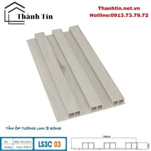 Lam sóng ốp tường Hobi Wood LS3C03