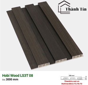 Lam sóng ốp tường Hobi Wood LS3T08