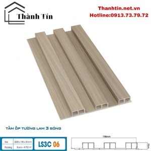 Lam sóng ốp tường Hobi Wood LS3C06