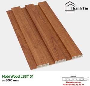 Lam sóng ốp tường Hobi Wood LS3T01