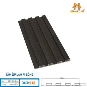 Lam sóng ốp tường Hobi Wood LS408