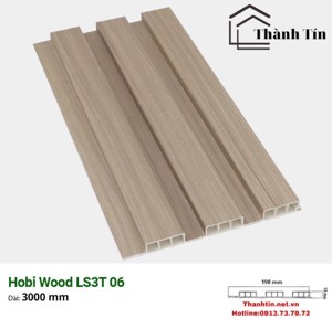 Lam sóng ốp tường Hobi Wood LS3T06