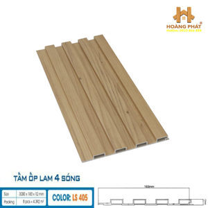 Lam sóng ốp tường Hobi Wood LS405