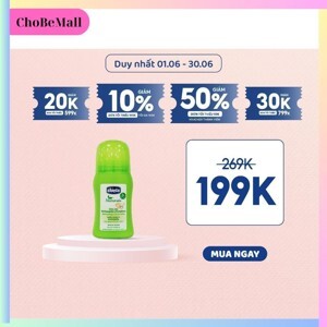 Lăn chống muỗi đốt Chicco 60ml (dành cho bé 3 tháng trở lên)