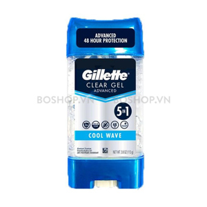 Lăn khử mùi dạng gel cho nam giới Gillette Clear Gel 113g