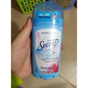 Lăn khử mùi dạng sáp nữ Secret Invisible Solid  - 73 g