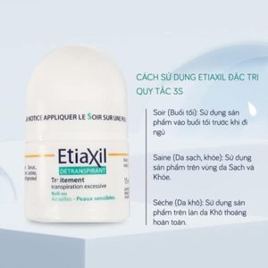 Lăn khử mùi Etiaxil trị hôi nách, viêm vùng da dưới cánh tay 15ml