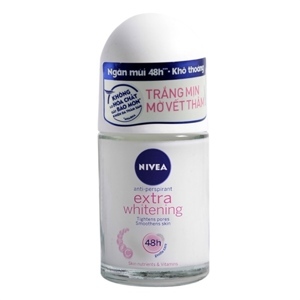 Lăn Khử Mùi Mờ Vết Thâm Nivea Extra Whitening 25ml