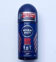 Lăn khử mùi Nivea Men Dry Impact 50ml