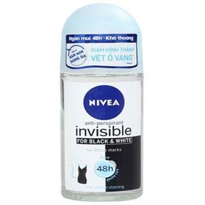 Lăn khử mùi nữ Nivea Invisible Black & White 50ml