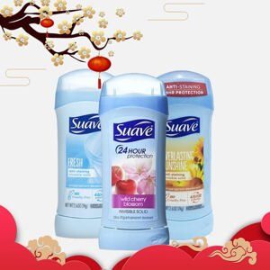 Khử mùi nữ Suave Powder 24h Protection 74g