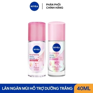 Lăn khử mùi trắng mịn tự nhiên NIVEA Whitening 48h