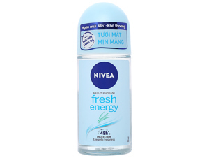 Lăn khử mùi tươi mát mịn màng NIVEA Energy Fresh