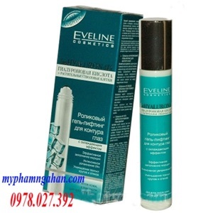Lăn xóa nhăn trẻ hóa da vùng mắt Bio Hyaluron 4D Eveline 15ml