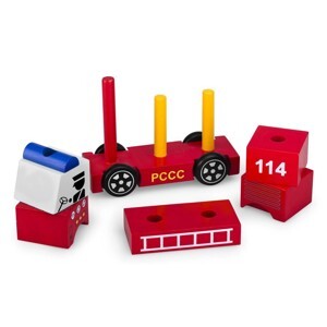 Lắp ráp xe cứu hỏa Winwintoys 61292