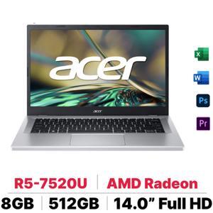 Laptop Acer Aspire 3 A314-23M-R4TX NX.KEXSV.001 - AMD Ryzen 5 7520U, 8GB RAM, SSD 512GB, AMD Radeon 610M, 14 inch