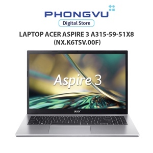 Laptop Acer Aspire 3 A315-59-51X8 NX.K6TSV.00F - Intel Core i5-1235U, 8GB RAM, SSD 512GB, Intel Iris Xe Graphics, 15.6 inch