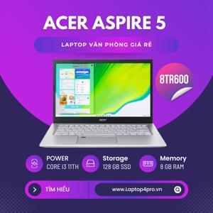 Laptop Acer Aspire 5 A515-56-36UT - Intel core i3-1005G1, 4GB RAM, SSD 128GB, Intel core UHD, 15.6 inch