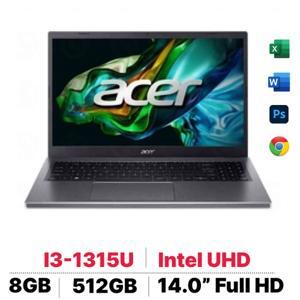 Laptop Acer Aspire A514 56P 35X7 NX.KHRSV.001 - Intel Core i3-1315U, RAM 8GB, 512GB SSD, Intel UHD Graphics, 14 inch