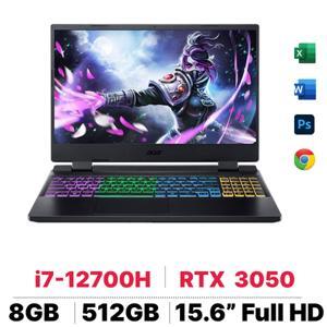 Laptop Acer Gaming Nitro 5 Tiger AN515-58-769J NH.QFHSV.003 - Intel Core i7-12700H, 8GB RAM, SSD 512GB, Nvidia GeForce RTX 3050 4GB GDDR6, 15.6 inch