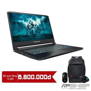 Laptop Acer Gaming Predator Triton 500 PT515-51-763U NH.Q4WSV.003 - Intel Core i7-9750H, 32GB RAM, SSD 512GB, Nvidia GeForce RTX 2080-MaxQ 8GB GDDR6, 15.6 inch