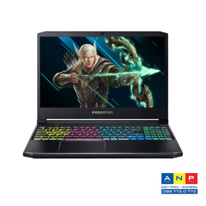 Laptop Acer Gaming Predator Triton 300 PT315-53-75LQ NH.QDQSV.001 - Intel Core i7-11800H, 16GB RAM, SSd 512GB, Nvidia GeForce RTX 3060 6GB GDDR6, 15.6 inch