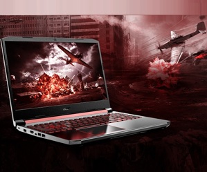 Laptop Acer Nitro 5 AN515-54-53P6 - Intel Core i5-9300H, 8GB RAM, SSD 512GB, Nvidia GeForce GTX1650 with 4GB GDDR5, 15.6 inch